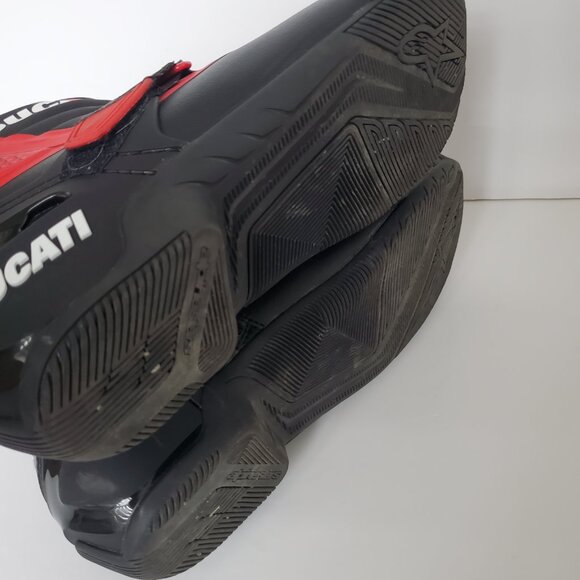 DUCATI ITALIAN Biker Booties Theme C2 Men's Size 11.5 Moto Boots *READ - Picture 8 of 15